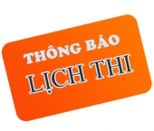 Lịch thi kết thúc học phần GDTC1 sinh viên Đại học chính quy K2019.